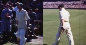 Colour Footage Of Don Bradman Batting At Sydney Cricket Ground