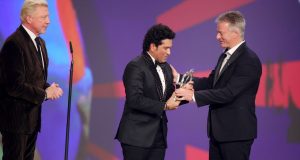 Sachin Tendulkar wins Laureus Sporting Moment award for 2011 World Cup triumph
