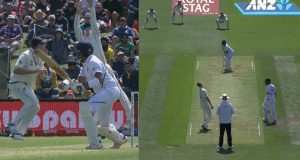 Tom Latham grabs breathtaking catch to dismiss Prithvi Shaw in Christchurch Test