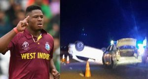 West Indies fast bowler Oshane Thomas injured in car crash in Jamaica