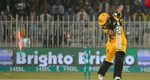 Mohammad Amir castles Haider Ali with a peach of a delivery in PSL 2020