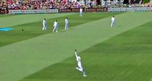 Ravindra Jadeja taking a stunning catch to dismiss Neil Wagner in Christchurch Test Pics