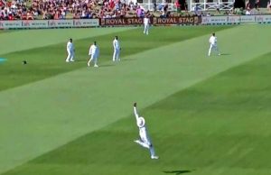 Ravindra Jadeja taking a stunning catch to dismiss Neil Wagner in Christchurch Test Pics