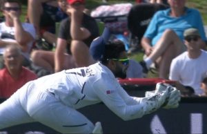 Rishabh Pant Takes A Stunning Diving Catch To Dismiss Kyle Jamieson