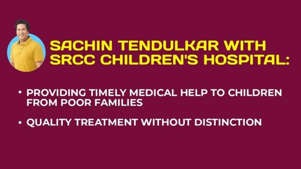 Sachin Tendulkar helps Mumbai hospital children's