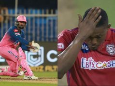 Rahul Tewatia 5 Sixes in an over of Sheldon Cottrell