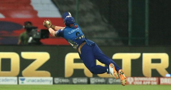 Anukul Roy catch vs Rajasthan Royals in IPL 2020