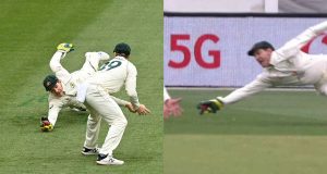 One Handed Stunning Catch By Paine and Pujara Gone