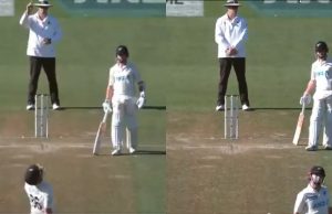 NZ vs PAK: Umpire raises finger before WK completes catch