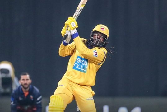 Gayle storm in Abu Dhabi T10 - 84 off 22 balls