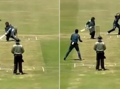 A South Africa Fielder Took A Flying Catch From Slip To Leg Slip