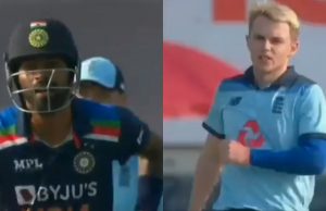 Hardik Pandya and Sam Curran engage in a heated argument