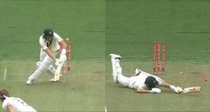 Marnus Labuschagne dismissed in a weird manner off a delivery by Stuart Broad