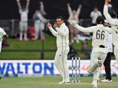 Ross Taylor ends his Test career with a wicket