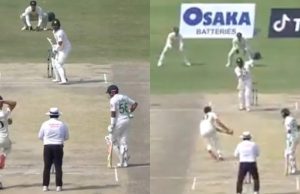 Watch: Pat Cummins takes a sensational catch during third Test against Pakistan